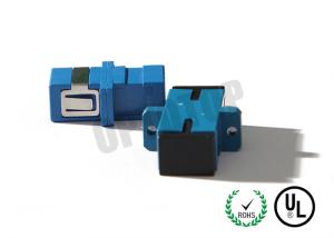 Wholesale Low PDL Plastic Fiber Optic Adapter Green Housing For Connecting / LAN from china suppliers