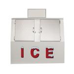 Commercial Outdoor Cube Ice Merchandiser Bagged Ice Storage Bin