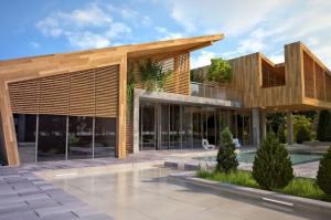 Wholesale Light Steel Structure Wooden Decorate , Prefabricated Bungalow Homes , Modular Homes from china suppliers