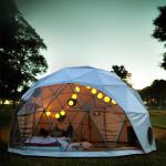 Luxury Inflatable Dome Tent Decoration Transparent Warm Glass Dome Tent