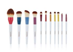 Wholesale 11Pcs Handcrafted Nano Crystal Fiber Makeup Brush Set from china suppliers