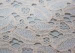 Ivory Cotton Nylon Lace Fabric For Dresses