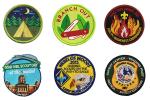 Outdoor Adventure 3D Vintage Boy Scout Patches Pantone Matched