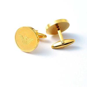 Wholesale Tagor Jewelry Regular Inventory High Quality Hot 316L Stainless Steel Cuff Links CQK25 from china suppliers