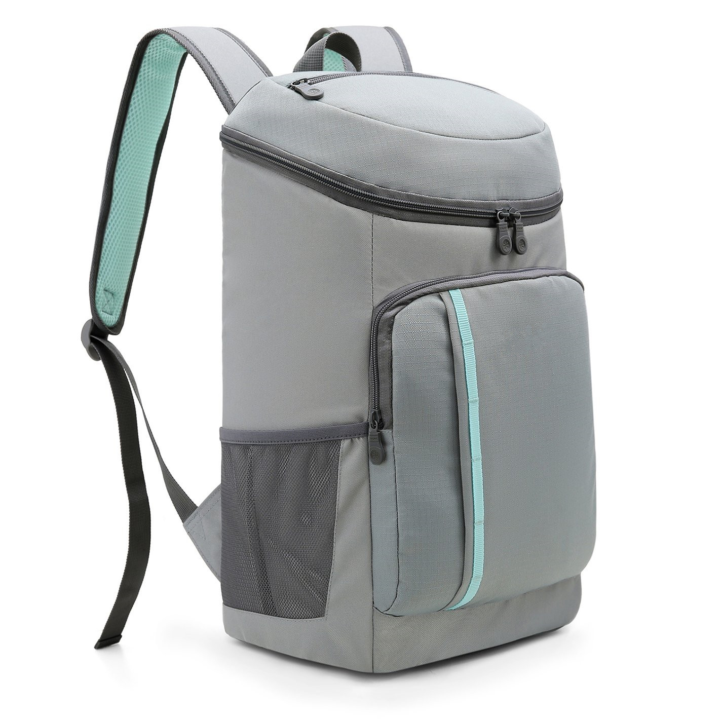 Portable 30 Cans Insulated Backpack Cooler Bag For Food Transport Large Capacity