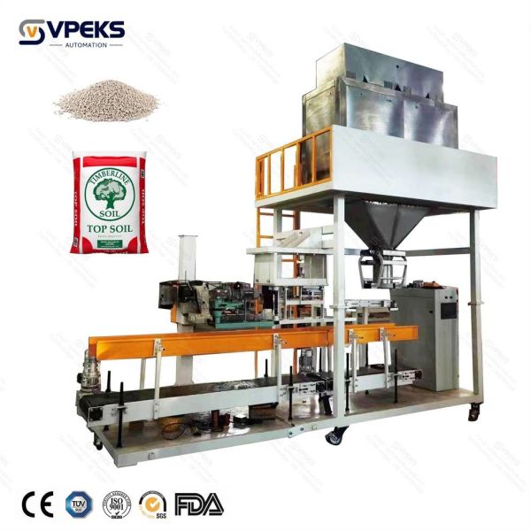 Semi Automatic Packing Machine Flour Rice Sugar Candy Powder Feed Food Pellet Packing Machine 25kg Packing Machine