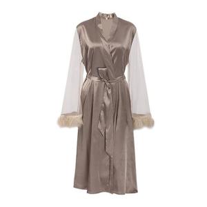 Wholesale OEM maufactory Summer Cross Border Fashion Feathers Ginseng Purple Pajamas Women'S from china suppliers