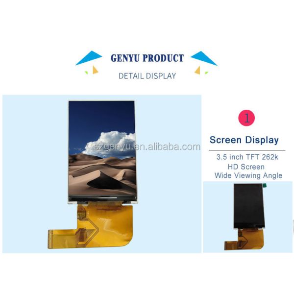 3.5 Inch TFT LCD Display Module 320x480 Resolution for Medical Equipment