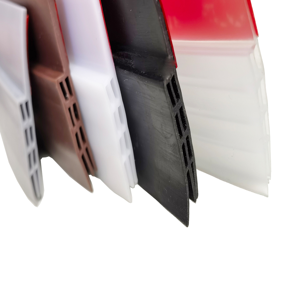 Grey Self-adhesive Silicone Rubber Door Bottom Seals for Improved Door Sealing Efficiency