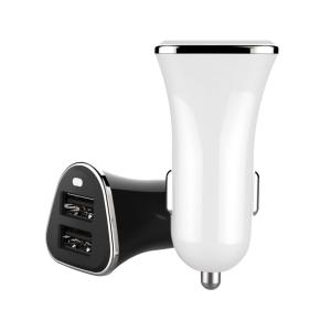 Wholesale Plastic Fast Charging Car Charger 1 Year Warranty With 2 USB Ports from china suppliers