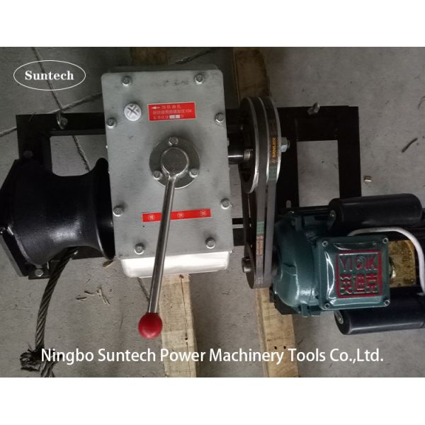 JJM8D Model 80 KN Cable Winch Puller Petrol Capstan Winch For Cable Stringing