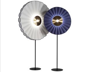Wholesale 600*1630mm Fabric Material White / Blue Color Bedside Table Lamp from china suppliers