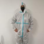 Sms Pp Microporous Disposable Protective Coveralls Antistatic Industrial Medical