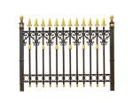 Villa Cast Iron Fence For Outdoor Terrace , Cast Iron Garden Decor