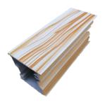 6063 T5 Shavings 3D Wood Finish Aluminium Profiles