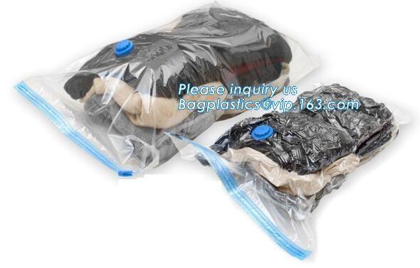 sealed storage tote for bedding, self seal storage bag, clothing compress bag for travel, vacuum storage bag set, plasti