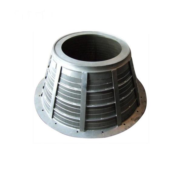 Stainless Steel Wedge Wire Cone Filter Sieve Slot Screen Basket Coal Centrifuge