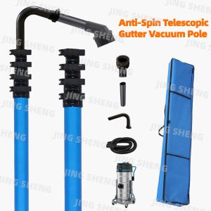 Buy cheap 37ft Extendable Carbon Fiber Gutter Vacuum Pole Solution for High Rise Cleaning from wholesalers