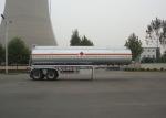 30400L Carbon Steel Tanker Trailer , 2 Axles Diesel Liquid Fuel Tanker Semi