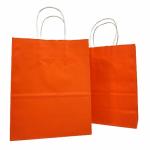 OEM Kraft Paper Shopping Bag For Packaging Clothing Snacks Commodities