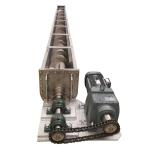 Heat Resistant Inclined Sawdust Small Auger Conveyor Transportation Grain Screw
