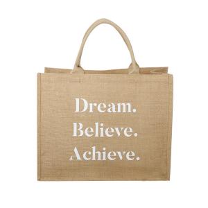 Wholesale Custom Reusable Promotion Shopping Jute Tote Bags from china suppliers