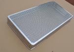 Square Hole Perforated Disinfection Metal Wire Basket For Hospital Using