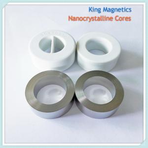 nanocrystalline core and amorphous toroidal low eddy loss for high frequency current transformers and common mode chokes