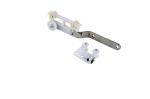 Ceiling Mounted Aluminum Alloy Curtain Master Carrier White Powder Coated