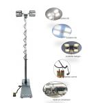 2.5m roof mount pneumatic telescopic mast move light tower-4x60W LED