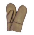 Metal Hand Sewn Winter Leather Mitten Gloves Classic Style Customized Size