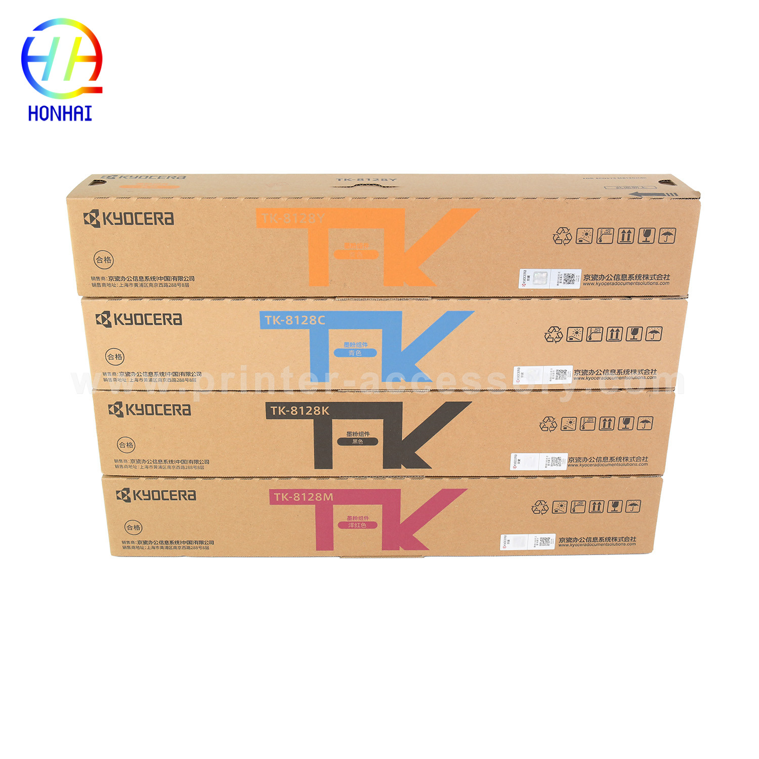 Toner Cartridge For Kyocera ECOSYS M8130CIDN TK-8128K TK-8128C TK-8128M TK-8128Y 1T02P3BCN1 1T02P3ACN1 1T02P30CN1 1T02P3CCN1 Printer Toner Cartridges