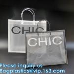 Gift Bag, Promotional Clear Transparent PP Shopping Bag Hard Plastic Bag, Pp