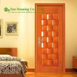 Wood Interior Hotel Room Door, Sound proof timber Front Swing Door, Modern