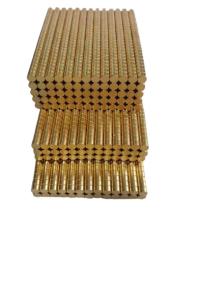 Wholesale N38 N50 Neodymium Magnets Rare Earth Permanent Magnet NdFeB Gold Coating Customized Specially from china suppliers