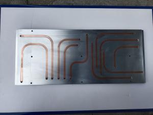 Wholesale OEM Custom Heat Pipe Burried Heatsink Copper pipes Burried Aluminum Radiator Heat Sink With For IGBT from china suppliers