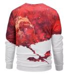 Fashionable Sublimation Crewneck Sweatshirt 100 Polyester Sweatshirt OEM