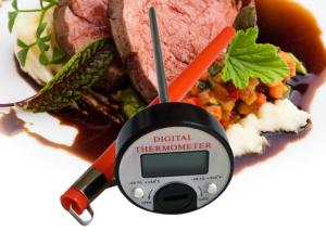 Wholesale Abs Plastic Housing Round Outdoor Cooking Thermometer With Sheath Power Saving from china suppliers