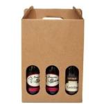 Pantone Colors Wine Bottle Gift Boxes Foil Stamping Varnishing
