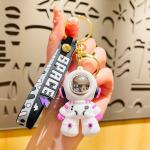 Customized Logo Acceptable 3D Astronaut Keychain for Gift Car Bag Pendant