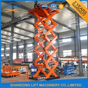 Wholesale 2T 7M CE Electric Stationary Hydraulic Scissor Lift / Material Handling Lifts from china suppliers