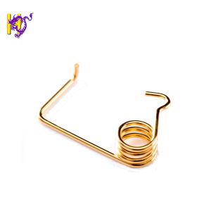 Wholesale Small High Torque Gold Zinc Plating Carbon Steel Torsional Springs from china suppliers