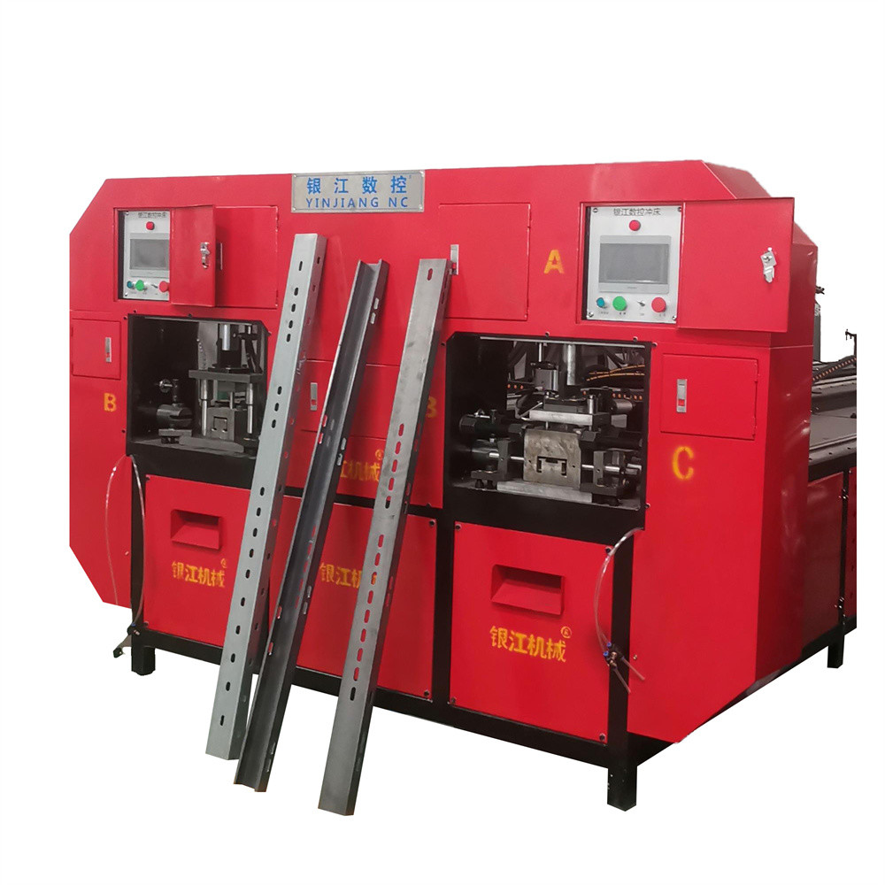 APESP-100 Square Pipe Automatic Punching Machine PLC Controlled Steel Structure