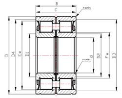 Wholesale SL series roller bearings SL0450 Series Cylindrical Roller Bearings SL045032-PP from china suppliers