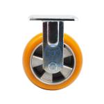 6x2 Inch Round Pu Wheels Swivel Lock Heavy Duty Industrial Trolley Wheels