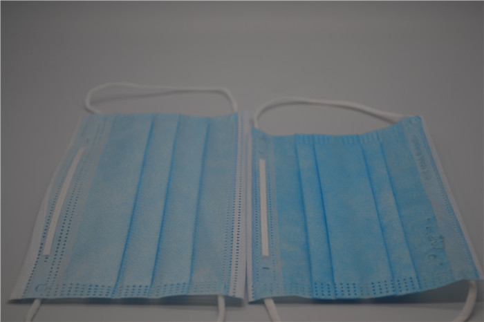 Blue Protective Polypropylene Disposable Earloop Face Mask