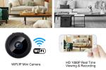 CMOS Sensor Wifi Mini Security Camera , Mini Wifi Hidden Spy Camera Wireless