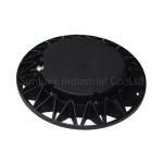 Circular Version 80W LED Post Top Lanterns , Die Cast Aluminum Post Top Light