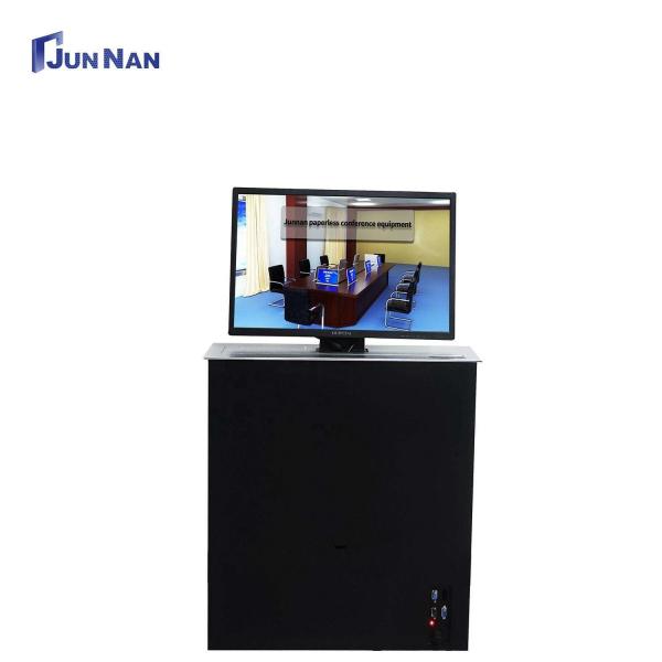 executive office with conference tablemonitor lift adapter Paperless conference