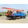 Portable Mobile Core Drilling Equipment , Drill Depth 100m Truck Mounted Drilling Rig for sale